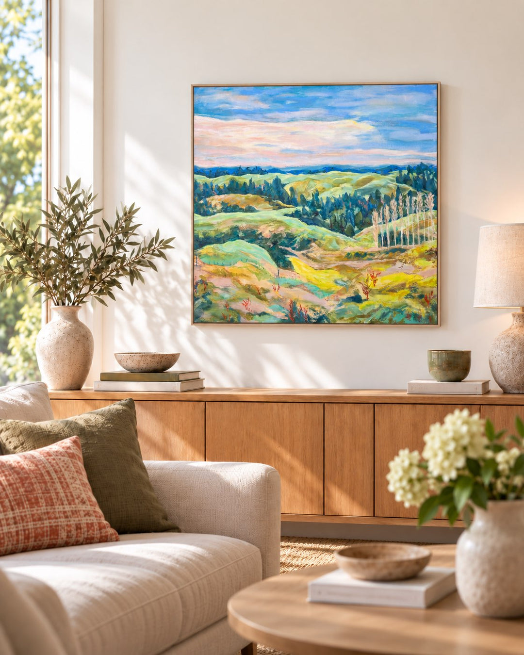 Sunset on the Valley Canvas