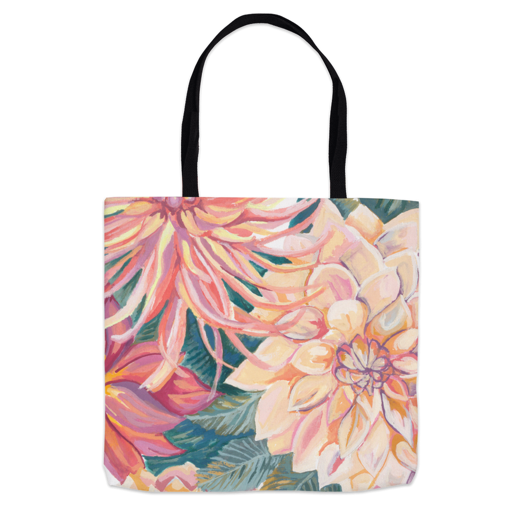 Dahlia Blossoms Tote Bag