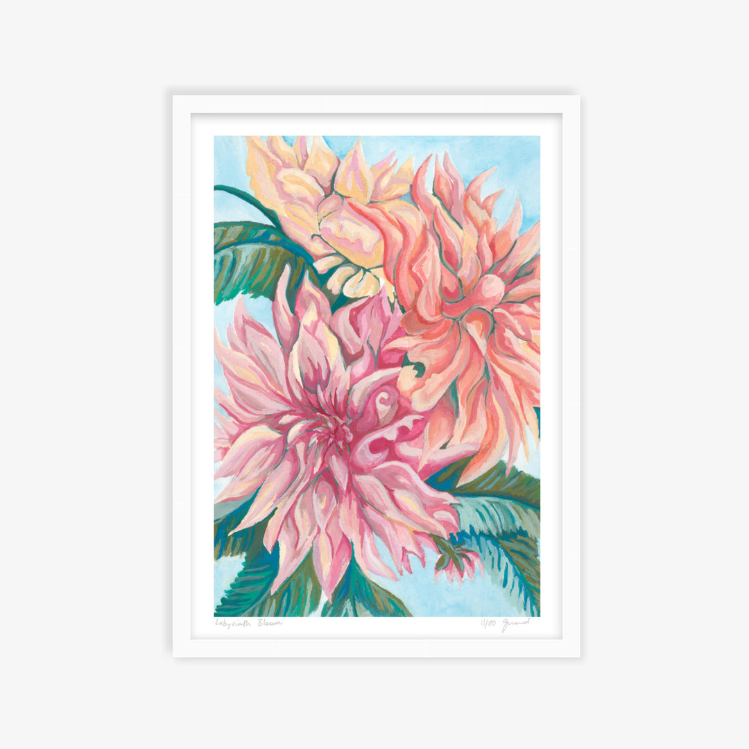 Labyrinth Bloom Art Print