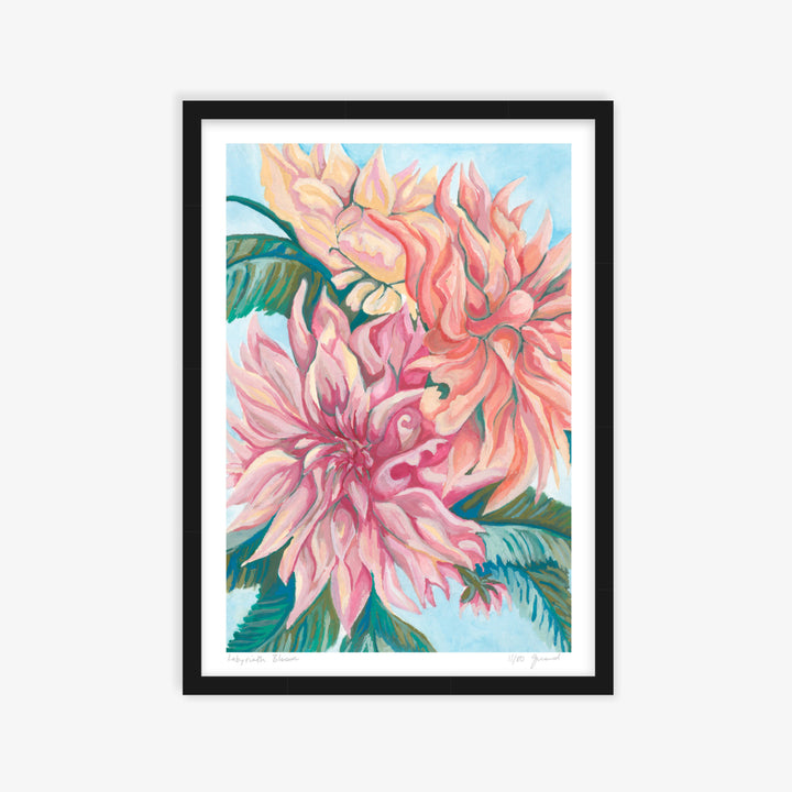 Labyrinth Bloom Art Print