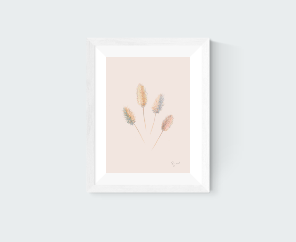 Beach Grasses 3 print set