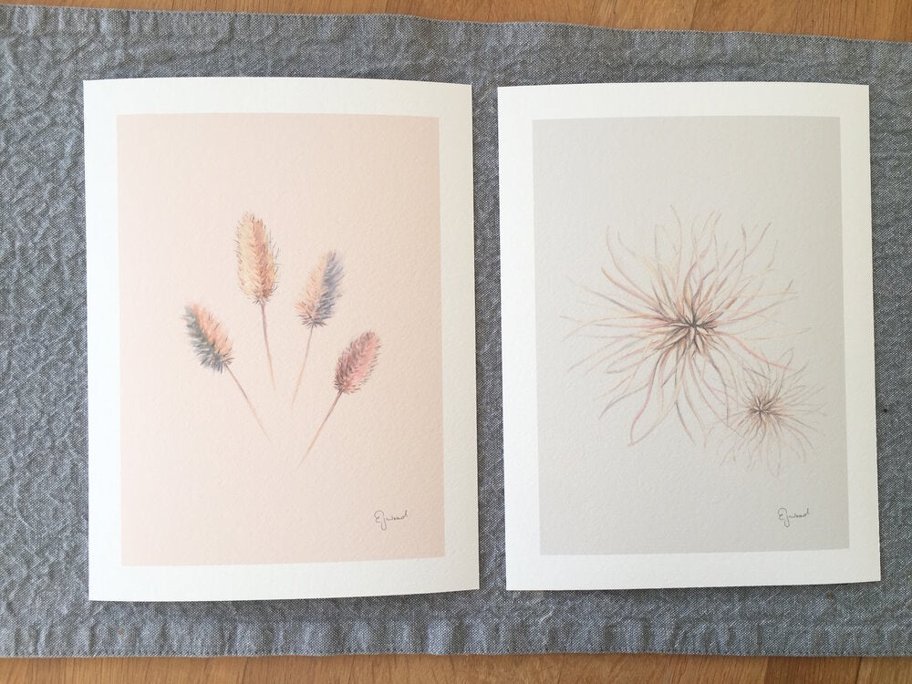 Beach Grasses Print Set