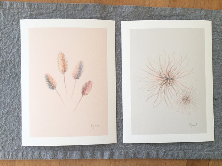 Beach Grasses Print Set