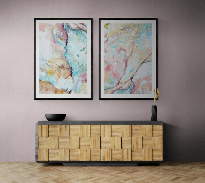 Sandstone & In The Blue Pair Art Print