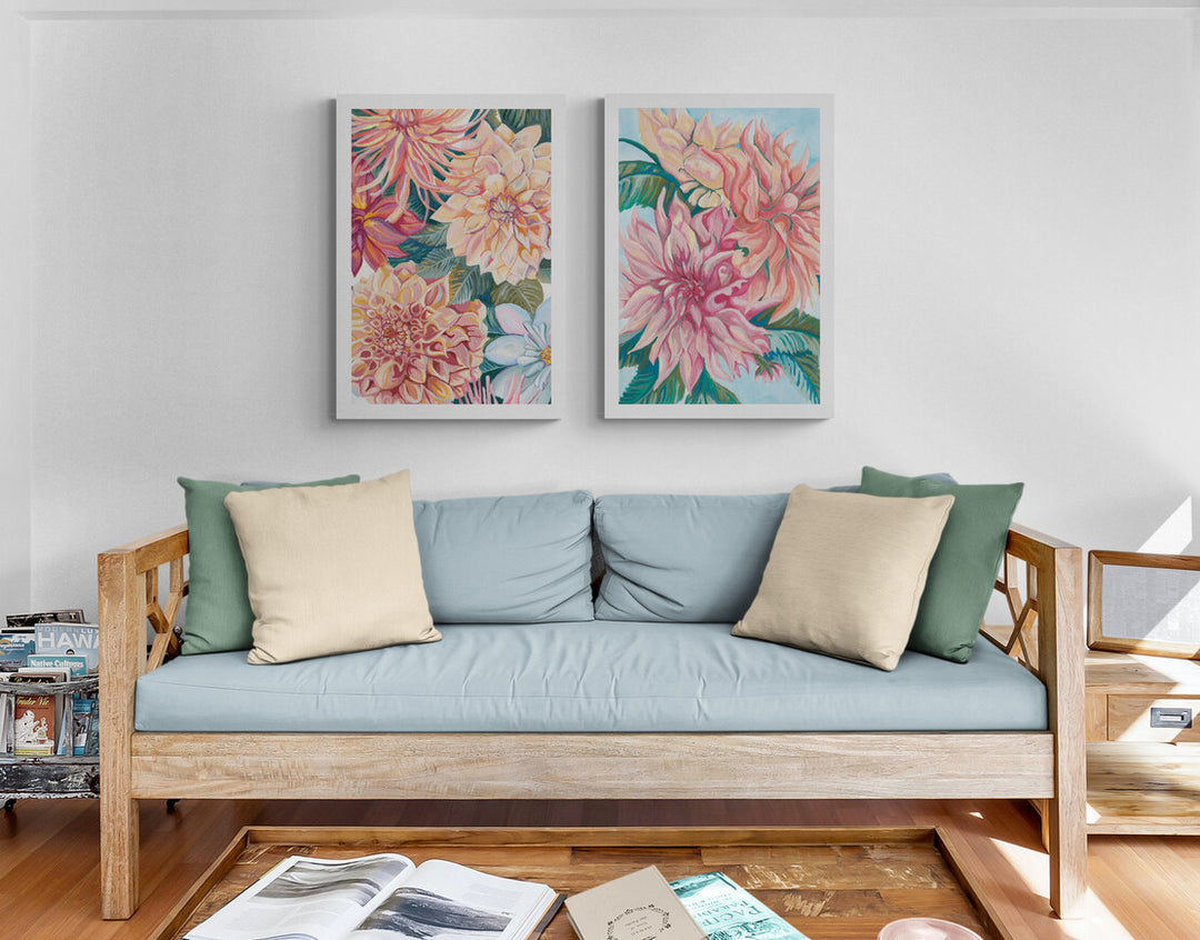 Dahlia Print Pair