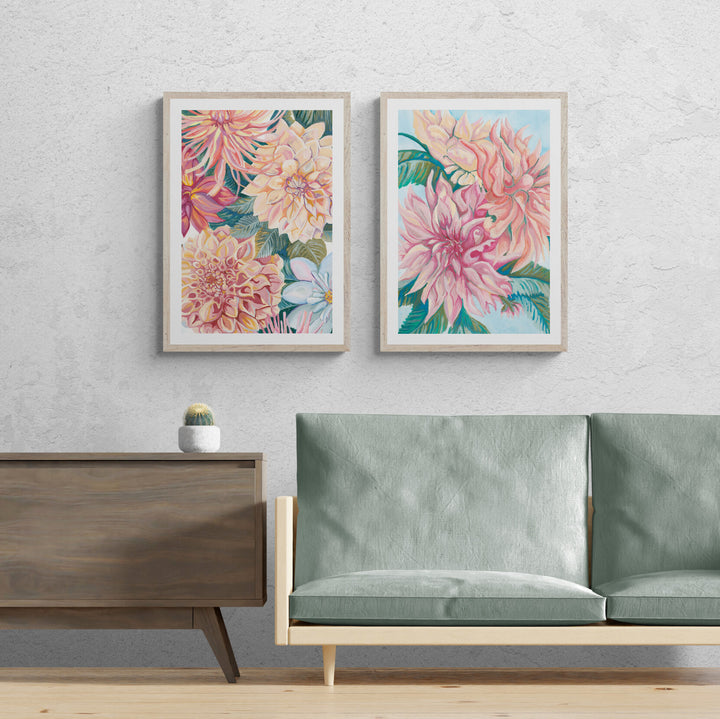 Dahlia Print Pair