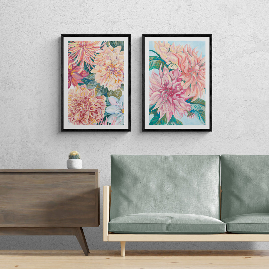 Dahlia Print Pair