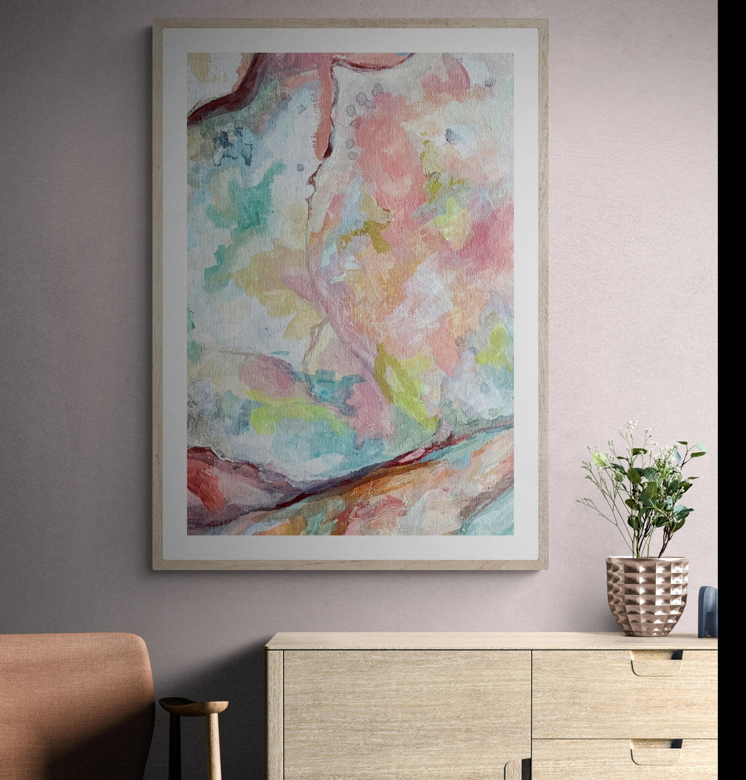 Pink Landing Art Print