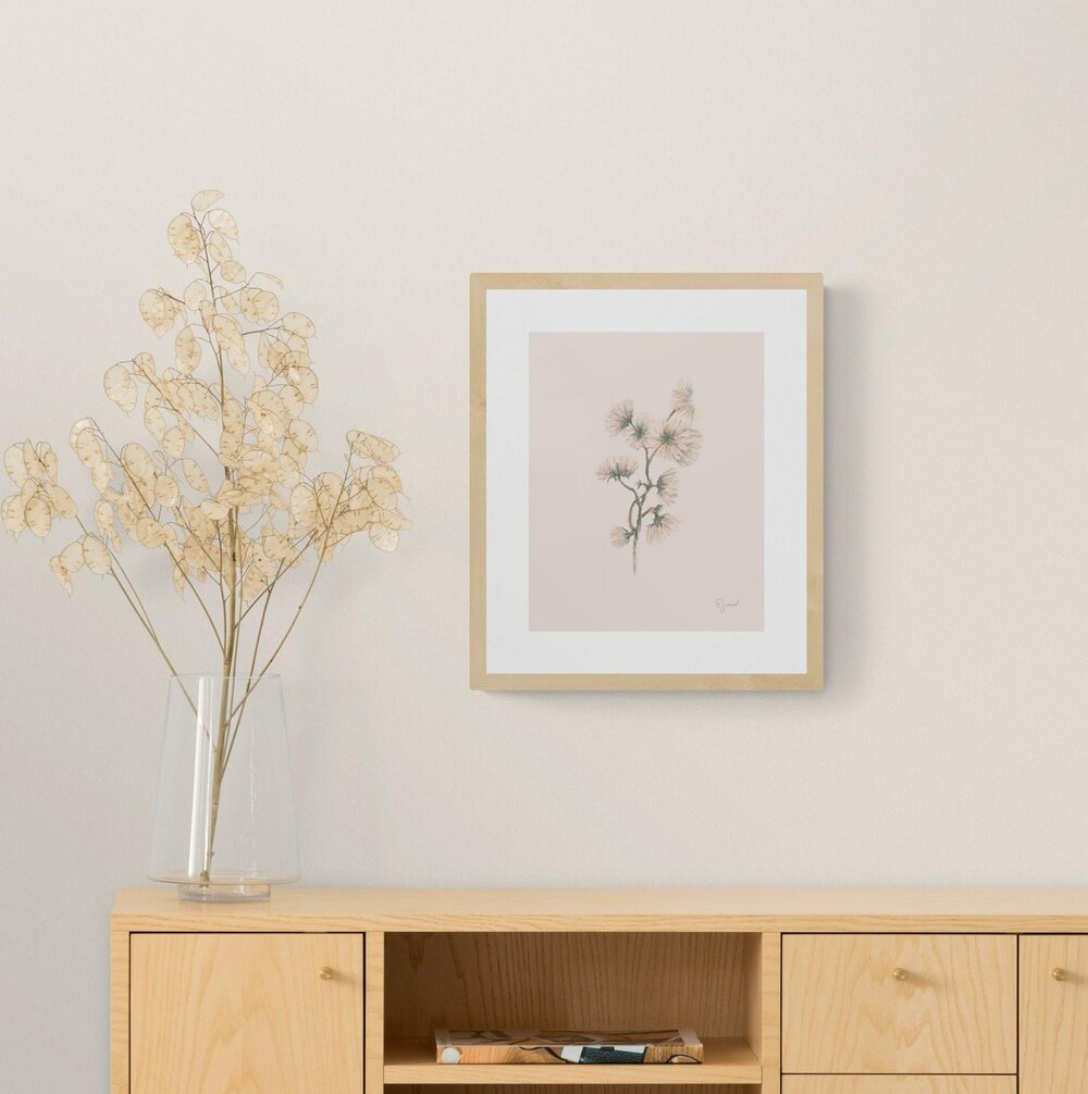 Autumn Dandelion #1 Art Print