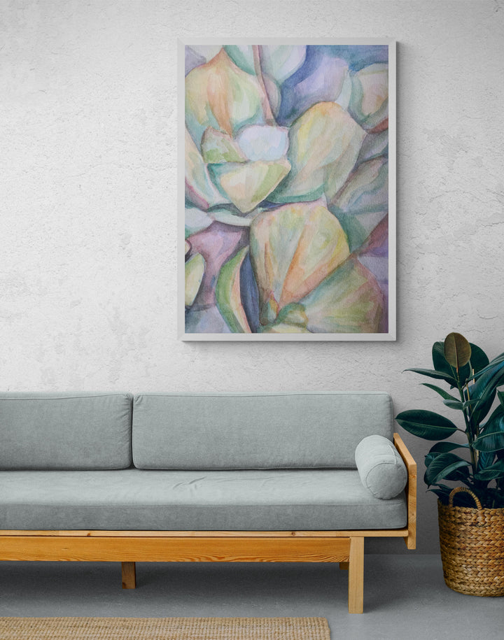 Beach Succulent Art Print